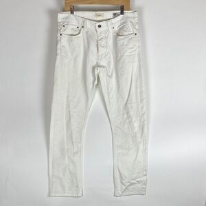 SuitSupply Blue Selvedge Denim Jeans White Mens Size 34 STAINED